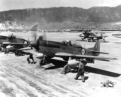 2 Sqdn SAAF F-51's in Korea, May 1951