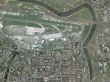 Satellite view of Churon Evacuation Camp